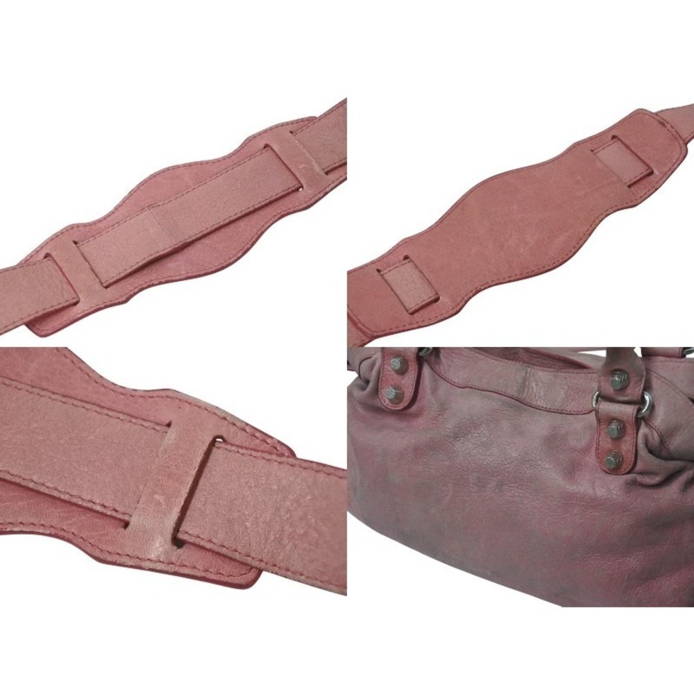 BALENCIAGA The Giant Town Handbag Pink Leather - Picture 6 of 10